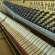 1950 Mason & Hamlin console piano, flame mahogany - Upright - Console Pianos